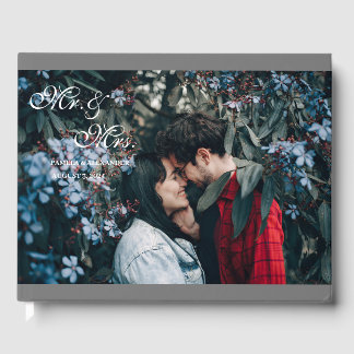 Silver, Photo Bröllop Guest Bok