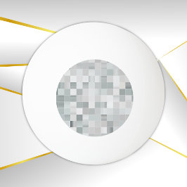 Silver Pixel Art | Tre stjärnor Pingisboll