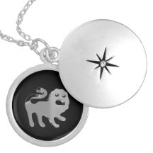 Silver Plattformat Necklace - Lejont Horoscope