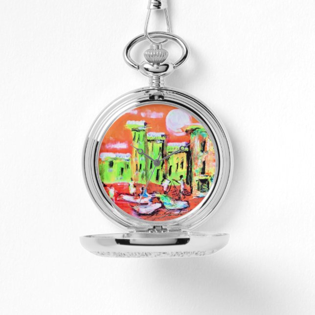 Silver Pocket Watch Armbandsur (Framsida)