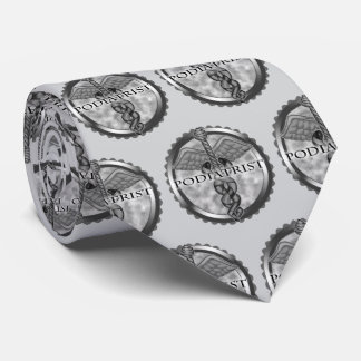 Silver Podiatrist Caduceus Slips