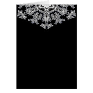 Silver (porträtt) hälsningskort