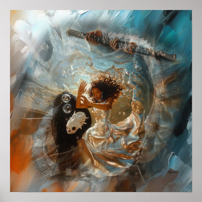 Silver-prestation, pris för Witchy AI-bildprojekti Poster (Framsidan)