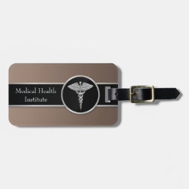 Silver Professionell Medicinsk Kaduceus - Bagagela Bagagebricka