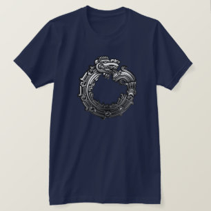 Silver Quetzalcoatl Tee Shirt