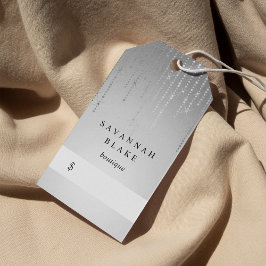 Silver Rain Prisa Märkre Presentetikett