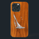 Silver Regatta Sailboat på Teak Veneer<br><div class="desc">Ett silver-krom som regattassegelbåtscen på en teak-stil-bakgrundsdekör. En gammal modern nautisk gåva. Använda länken "Be den här designern" om du vill kontakta oss med dina speciella designförfrågningar eller om du vill ha hjälp med något av dina anpassningsprojekt.</div>