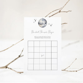 Silver Retro Disco Bingo Möhippa Game