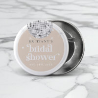 Silver Retro Disco Groovy Möhippa