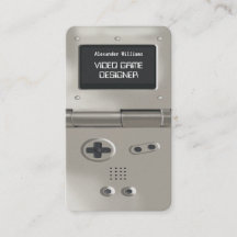 Silver Retro Style Spelkonsoll Speldesigner