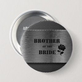 Silver Robo Metall/Bridens bror - Button Knapp