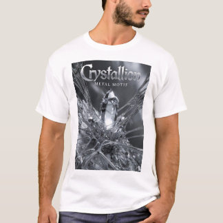 silver rock and roll-design t shirt