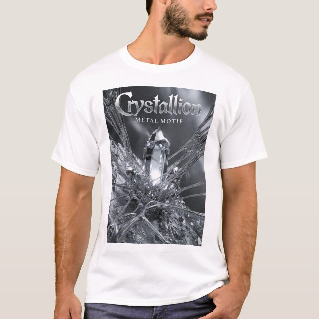silver rock and roll-design t shirt (Framsida)
