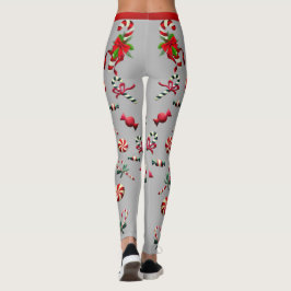 Silver Roligt "Candy" Julhelg Leggings