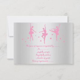 SILVER ROSA BALLERINA OSA INBJUDNINGAR