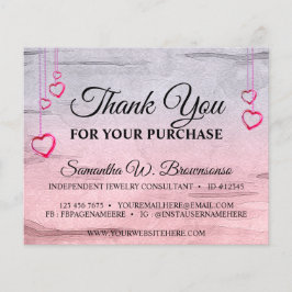 Silver Rosa Bling Wooden Textured Heart Tack