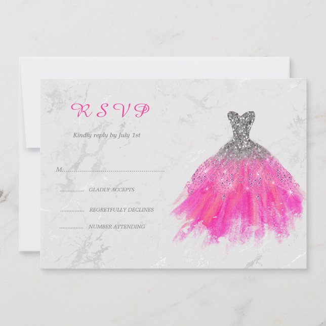 Silver Rosa Dress Glitter sweet sixteen OSA (Framsida)