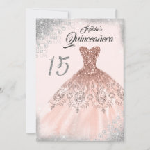 Silver Rose Gold Broderi Diamond Klänning Quincean
