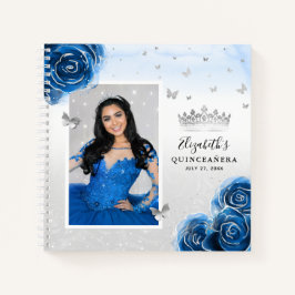 Silver Royal Blue Ro Photo Quinceanera Guest