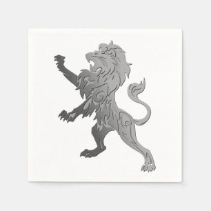 Silver Royal Lion Pappersservett