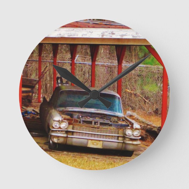 Silver Sadan 1963 Deville Rund Klocka (Framsida)