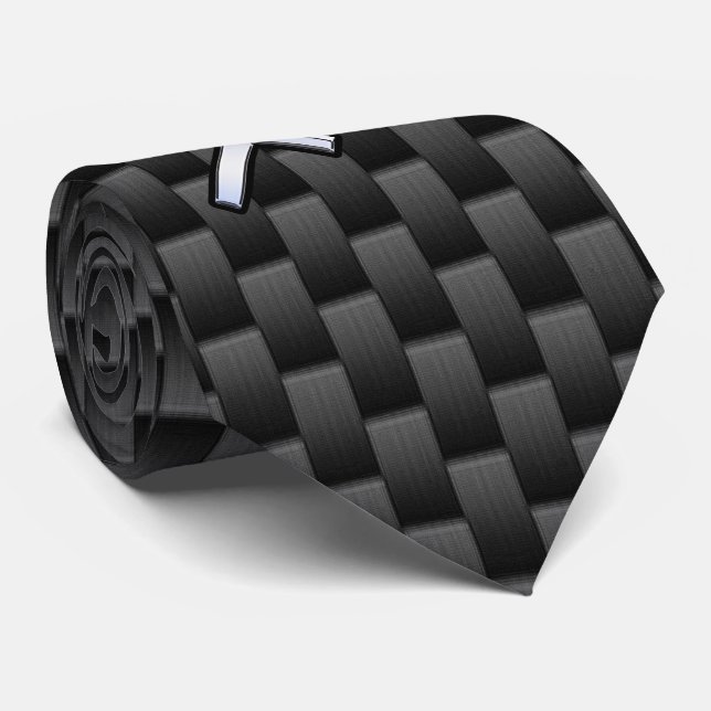 Silver Sagittarius Zodiac Sign Carbon Fiber Skriv  Slips (Rullad)