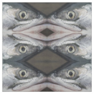 Silver Salmon Ansikte Tyg