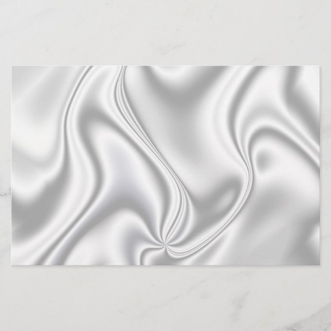 Silver Satin Brevpapper (Framsida)