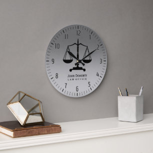 Silver Scales Stor Klocka