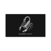 Silver Scorpion Professional Frisör Logotyp 