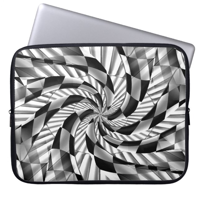 Silver segling... laptop sleeve (Framsidan)