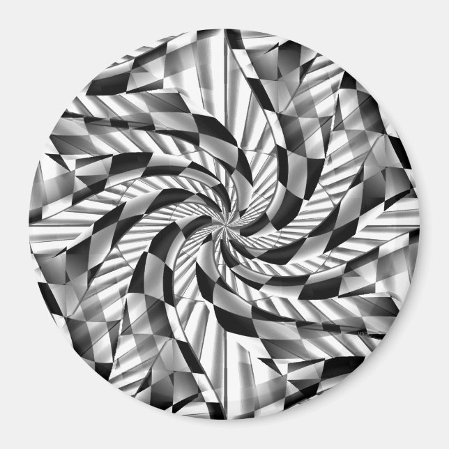 Silver segling... magnet (Framsidan)