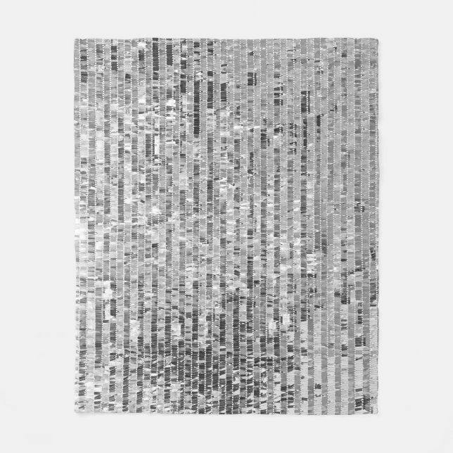 Silver-sekvenser sömlösa mönster fleecefilt (Framsidan)