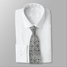 Silver Sergranat Neck Tie Slips