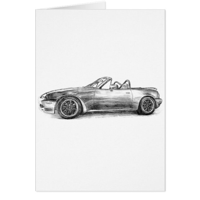 Silver Shadow MX5 Hälsningskort (Framsidan)