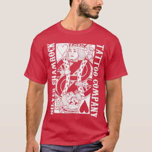 Silver Shamrock Tatto Company Suicide Kung T Shirt