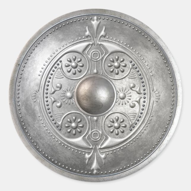Silver Shield 11 Runt Klistermärke (Framsida)