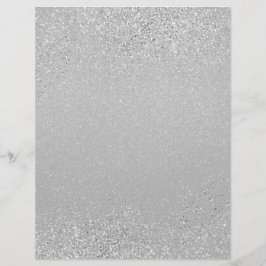 Silver Shimmer Glitter-dammskrapbok Papper