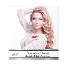 Silver Shine Autograph Pad Anteckningsblock