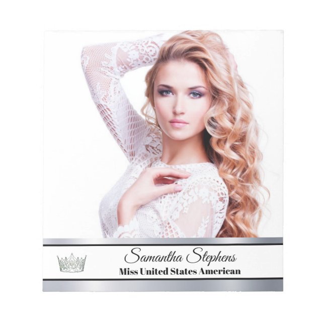 Silver Shine Autograph Pad Anteckningsblock (Framsida)