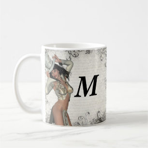 Silver showgirl kaffemugg