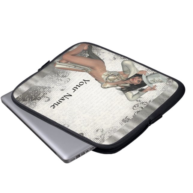 Silver showgirl laptop sleeve (Framre botten)