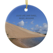 Silver Sjö Sand Dunes, Mears, Michigan Ornament