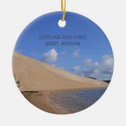 Silver Sjö Sand Dunes, Mears, Michigan Ornament