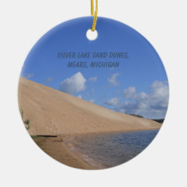 Silver Sjö Sand Dunes, Mears, Michigan Ornament