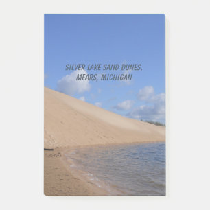 Silver Sjö Sand Dunes, Mears, Michigan Post-it Block