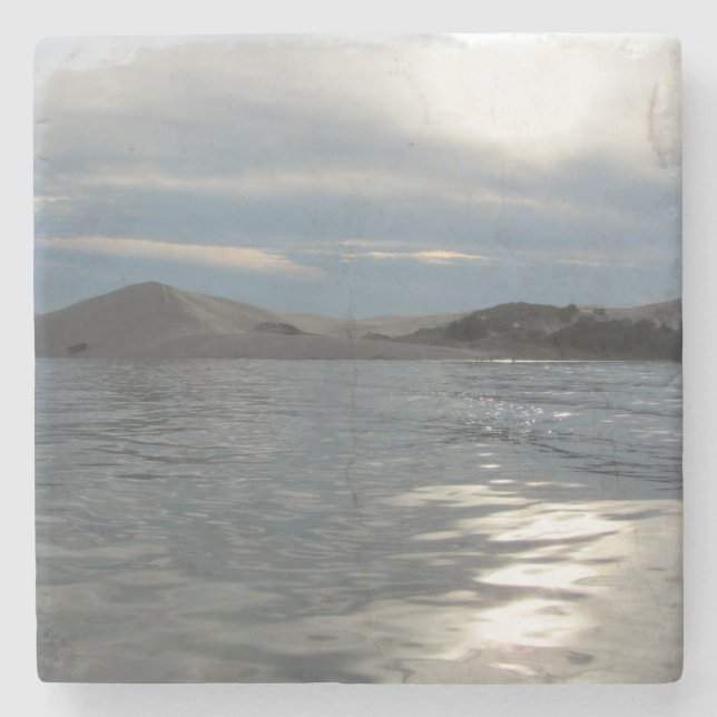 Silver Sjö Sand Dunes Stenunderlägg (Framsidan)