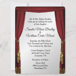 Silver Skärm Filmteme Bröllop Inbjudningar