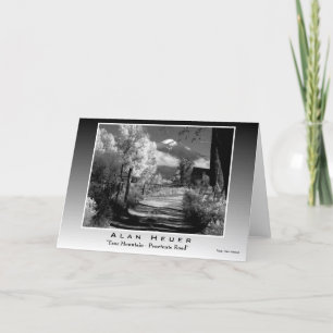 Silver Skriv ut - "Taos Mountain - Penetente Road" Kort