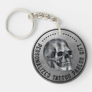 Silver Skull Coola Gothic Fidelity Tatto Parlor